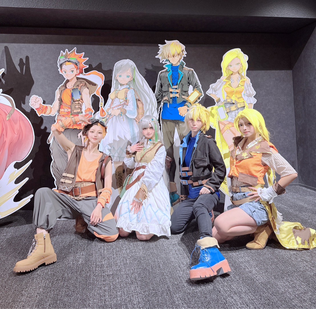 集英社ゲームズ unVEIL the world コスプレPR